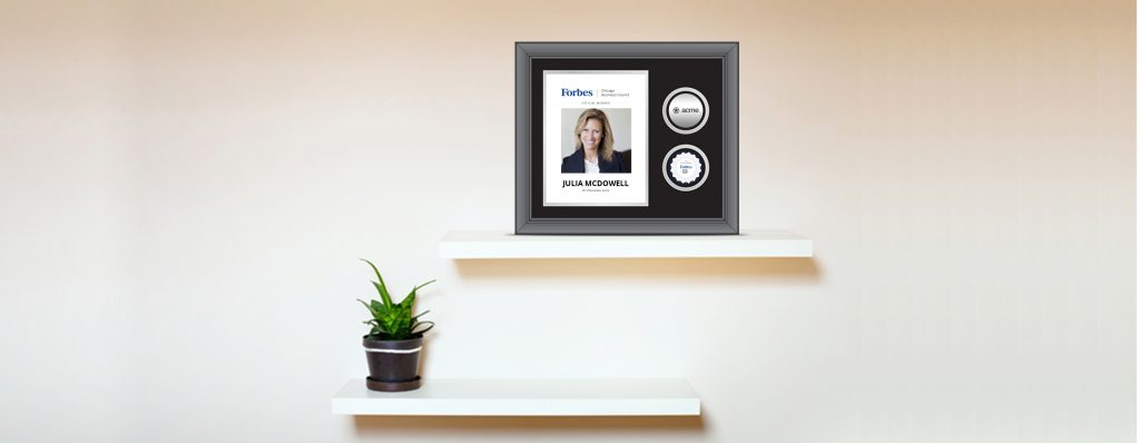 Framed Plaque - Header x3 | Forbes Chicago Business Council